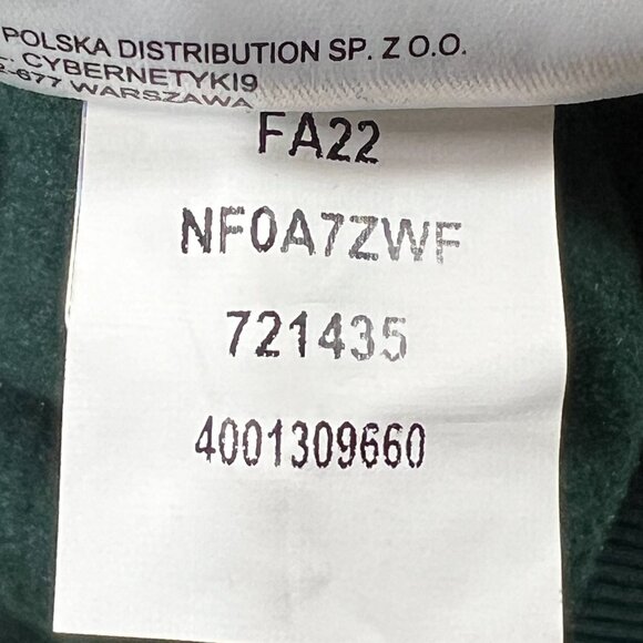 The North Face Half Dome Novelty Pullover Hoodie Womens Medium Green Plaid - Picture 8 of 9